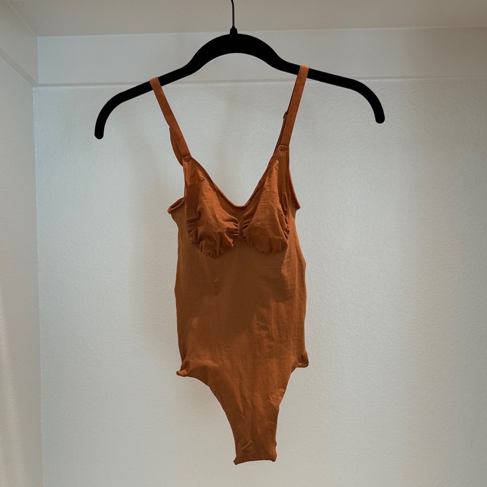 SKIMS Rust Orange Bodysuit